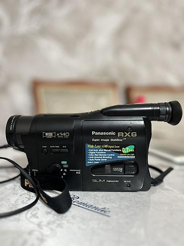 Panasonic RX6 VHS-C video kamera. Əla zum və stabilizasiya. - Super lalafo.az -da Panasonic RX6 VHS-C video kamera. Əla zum və stabilizasiya. - Super