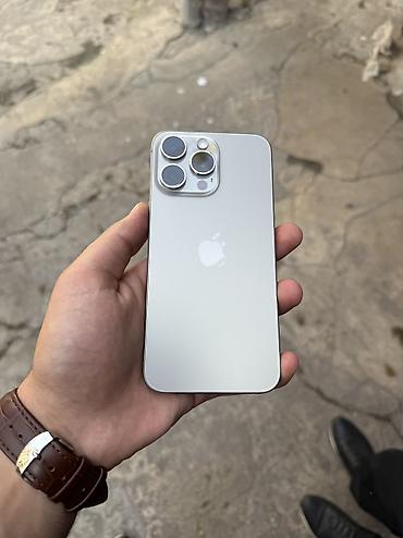 iphone e: IPhone 15 Pro Max, 256 GB, Natural Titanium, Simsiz şarj, Face ID — 1