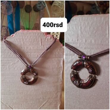 Ogrlice: Puno modela duzih lancica 600 dinara i ogrlica cene na slici. Hand — 20