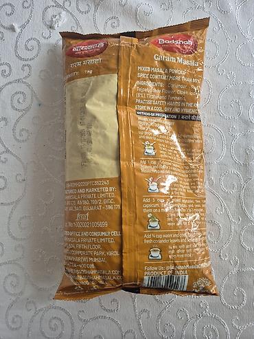 noxud: Hindistandan Gətirilme Ədviyyatlar!Badshah Garam Masala 1kg – qarışıq — 2