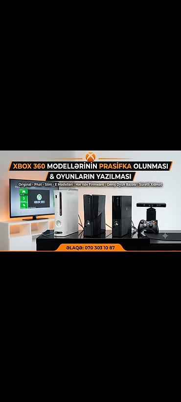 Xbox 360 & Xbox: XBOX 360 modellərinin prasilfka olunması və oyunların yazılması — 1