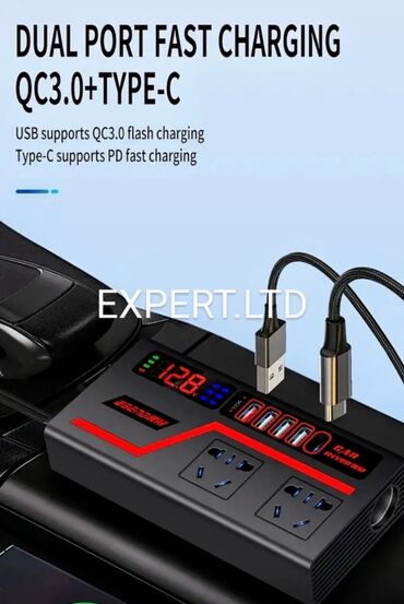 İnverterlər: Yeni Inverter, 100-300 Vt, 12 - 220 volt, Ünvandan götürmə, Ödənişli çatdırılma — 14