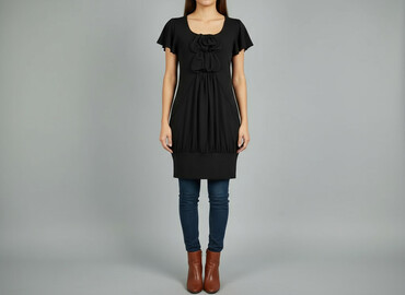 czarna obcisła sukienki: Women`s dress, size S