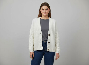 sweter z wiskozy czy dobry: Kardigan damski, rozmiar XL
