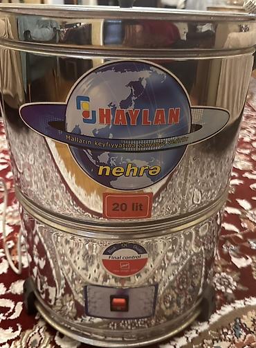 elektrik nehrə: Elektrik nehrə – HAYLAN, 20 litr, az işlənmiş - Tutum: 20 litr - — 3