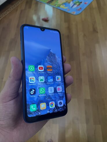 телефон fly 243: Xiaomi Redmi Note 7, 32 ГБ, цвет - Синий, 
 Отпечаток пальца, Face ID