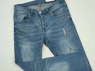 spódniczka jeansowe z dziurami: Jeans, Livergy, XL (EU 42), condition - Good