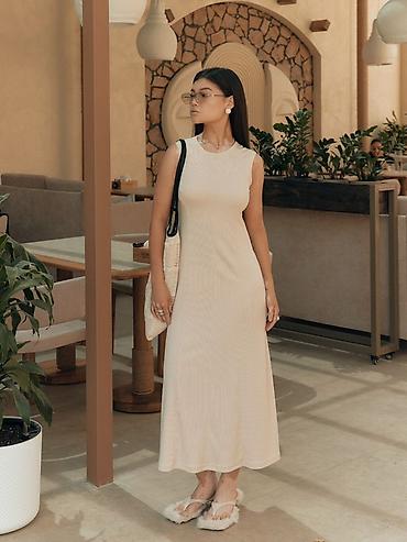 made: Повседневное платье, Made in KG, Лето, Длинная модель, Трапеция, S, M, L — 2