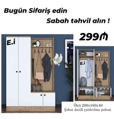 demir seyf qapi: Yeni, Açılan, 2 qapılı Düz dolab, Dəhliz dolabı