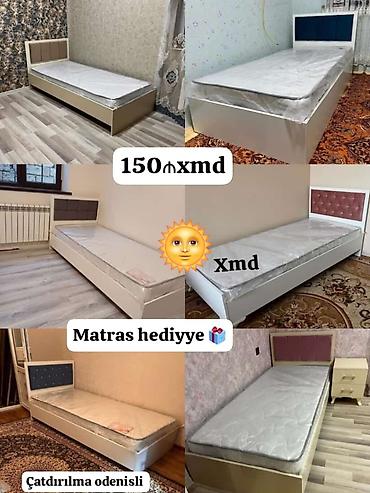 matras döşek: Yeni, Təknəfərlik çarpayı, Matras ilə — 1