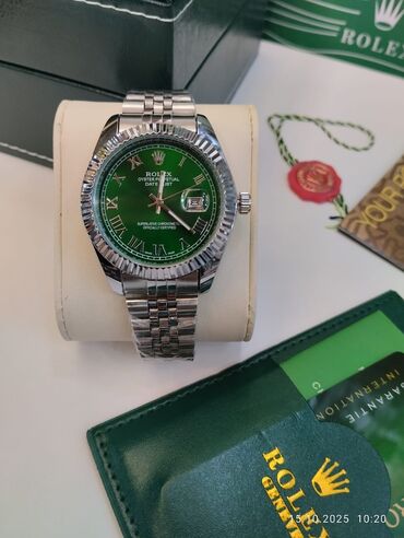 Qol saatları: Yeni, Qol saatı, Rolex, rəng - Qara — 9