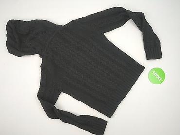 sweter czarny: Qed London, Bluza z kapturem damska, rozmiar M — 3