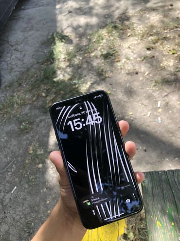 наклейка эпл: IPhone 11 Pro, 64 ГБ, Matte Midnight Green, Наушники, Зарядное устройство, Защитное стекло, 85 %