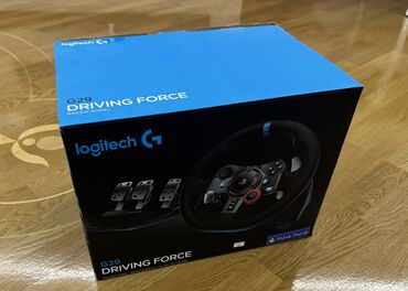 Video oyunlar üçün aksesuarlar: Logitech G29, ideal veziyetdedi, şnurlari hamisi yerindedir, ciddi