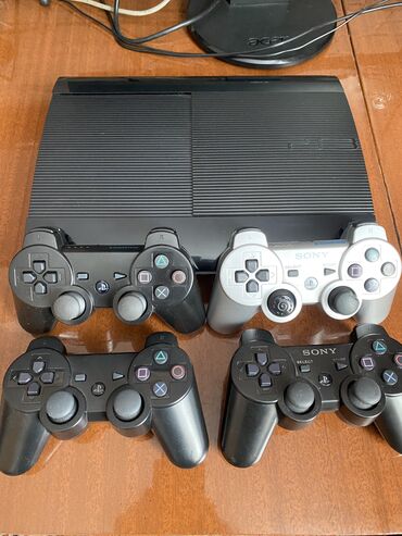 фото 3 на 4 цена: Продаю Sony PlayStation 3 super slim 1000гб 120игр В комплекте 4