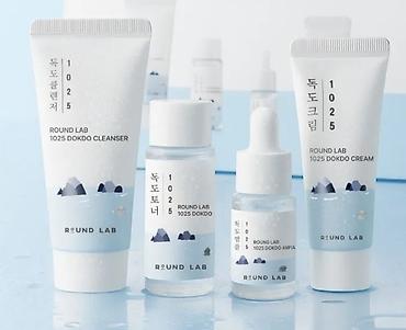 где купить алоэ в ампулах: Round Lab 1025 Dokdo Travel-Friendly Mini Skincare Kit — дорожный — 2