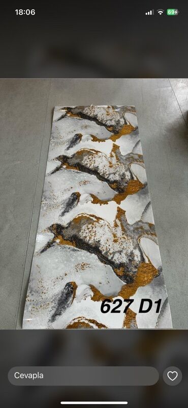 Mərmər effektli PVC panellər: Məhsul: Dekorativ PVC yapışqanlı örtük – mərmər effektli panellər — 8