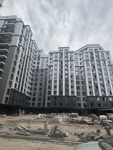 г кара балта квартира: 1 комната, 51 м², Элитка, 8 этаж, ПСО (под самоотделку)