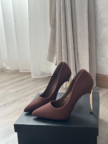 Tuflilər, Ölçü: 36, rəng - Qəhvəyi, Yeni