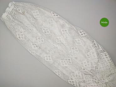 darmowe: Ażurowa firana/zasłona panelowa w kolorze białym - Materiał: gęsty — 2