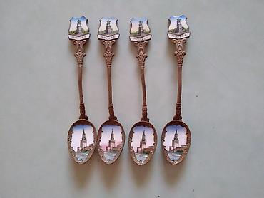 samovar 3 litr: Ложки чайные латунь. СССР. Цена 6 манат за 4 штуки — 1