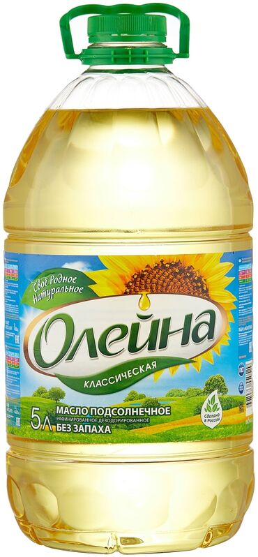 растительные масла оптом: Продается Растительное масло "Олейна" Высший сорт Рафинированное