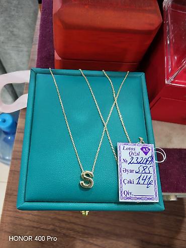 qızıl boyunbağı: Boyunbağı, Sarı qızıl, 585 Əyar, 355 g — 7