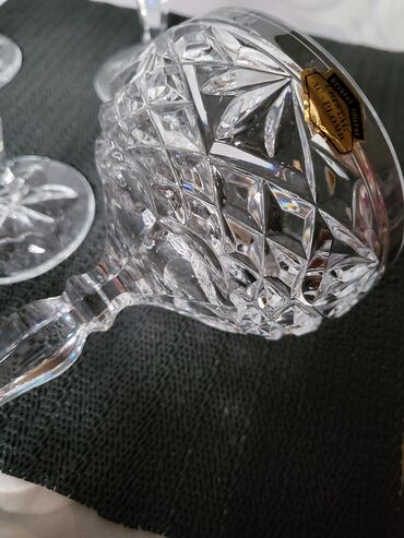 Čaše: Case kristal Zajecar za vino,rucni rad iz 70ih.godina. Case za — 16