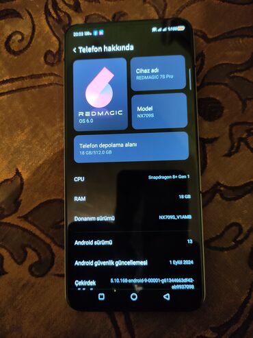 ZTE: ZTE Nubia Red Magic 7S Pro, 512 GB, rəng - Boz, Qırıq, Düyməli, Sensor -da lalafo.az — 9 ZTE: ZTE Nubia Red Magic 7S Pro, 512 GB, rəng - Boz, Qırıq, Düyməli, Sensor — 9