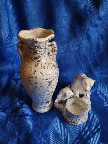 Ostali kućni dekor: Set vintaz,nov,svecnjak i vaza,rucni rad. Set boje srebra,boja ne na lalafo.rs — 3 Ostali kućni dekor: Set vintaz,nov,svecnjak i vaza,rucni rad. Set boje srebra,boja ne — 3