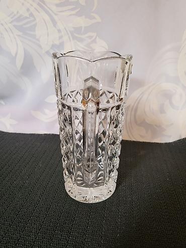 Čajnici: Bokal nov Zajecar kristal,led kristal 70te. Bokal je nov,sve na — 9