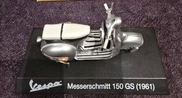 nosa za decu: MAISTO VESPA motor igračka Messerschmitt 150 GS 1961. godine. Novo