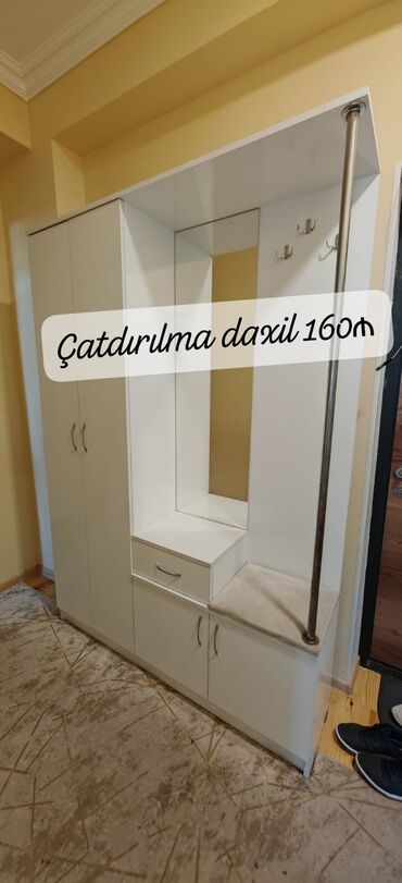 стул в прихожую: İşlənmiş, Açılan, 2 qapılı Düz dolab, Dəhliz dolabı
