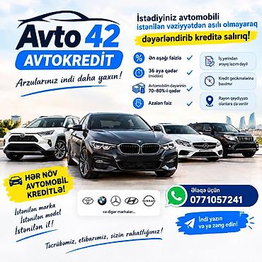🚘 AVTO 42 – AVTOKREDİT İstədiyiniz avtomobili istənilən vəziyyətdən lalafo.az -da 🚘 AVTO 42 – AVTOKREDİT İstədiyiniz avtomobili istənilən vəziyyətdən