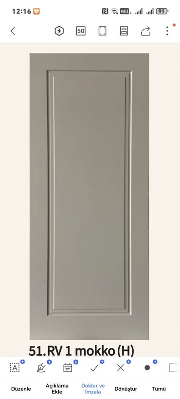 Otaq qapıları: Yataq otağı üçün Yeni Otaq qapısı 90x205 sm Naliçnik ilə, Zəmanətli, Ödənişli quraşdırma, Pulsuz çatdırılma, Ödənişli çatdırılma, Rayonlara çatdırılma — 3