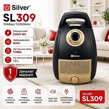 tozsoran torbası: №: 242 Məhsulun adı: Tozsoran Silver SL309 2400 W quru torbalı 1.5 l — 2