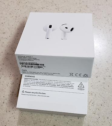 Audio: Apple AirPods 4 (model A3050/A3053/A3058) - Qulaqcıq forması: Açıq — 2