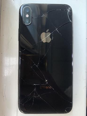 saxta iphone: IPhone X, 64 GB, Qara, Qırıq — 2