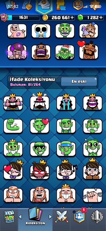 çoxlu oyun: Clash Royale hesabı - Kupa: 11044+ - Kral səviyyəsi/profil framı — 4