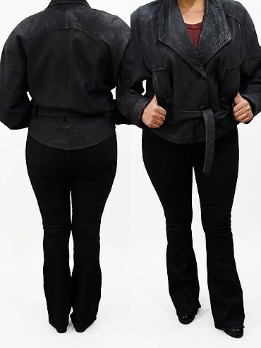 Сырт кийим: Булгаары куртка, Косуха, Табигый булгаары, Кыска модель, XL — 2