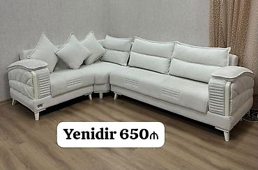 Divanlar: Künc divan, Yeni, Açılan, Bazalı, Parça, Çatdırılma yoxdur — 1