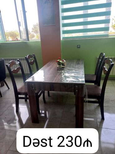 Restoran mebeli: Masa desti Yeni kimidir Kafe baglanir deye satilir 7dest var Qiymet