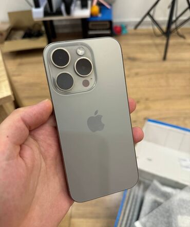 iphone 6 al: IPhone 15 Pro, 128 GB, Natural Titanium, Zəmanət, Simsiz şarj, Face ID