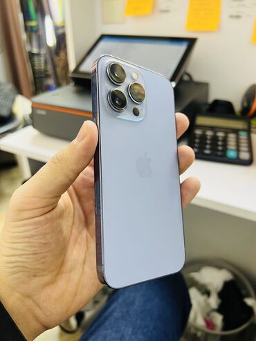 Apple iPhone: IPhone 13 Pro, Б/у, 128 ГБ, Голубой, 86 %