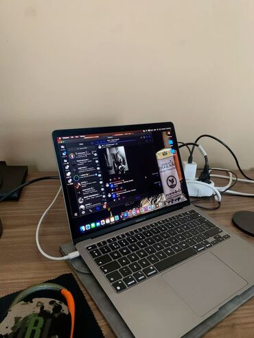 macbook air 13 inch: Ноутбук, Apple, 8 ГБ ОЗУ, Apple M1, 13.3 ", Б/у