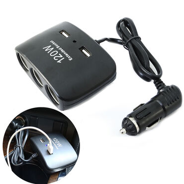 Tuning oprema: Razdelnik auto upaljača 120w Razdelnik za upaljač za kola sa tri — 4