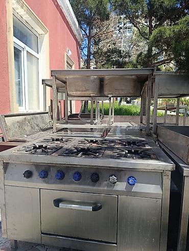 stainless steel: Nejaveka stol. stul . aspirator . yuyucuxana. qaz pilətəsi. setkalar — 6