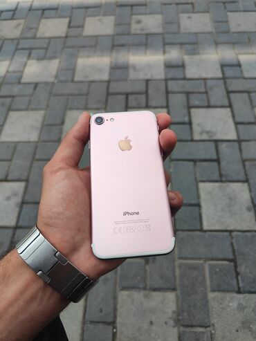 Apple iPhone: IPhone 7, 32 GB, Rose Gold, Barmaq izi
