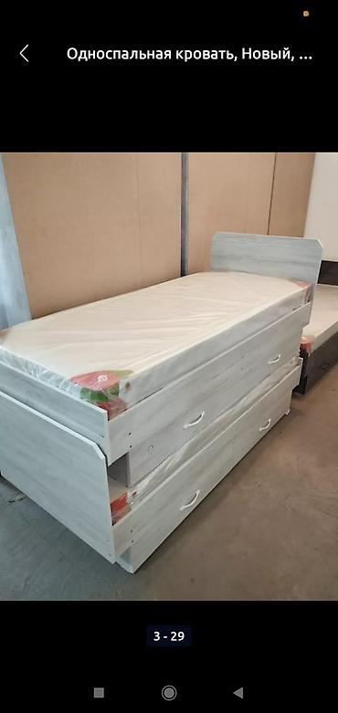 Односпальные кровати: Односпальная кровать, Новый, С ящиком для хранения, длина - 190 см — 2