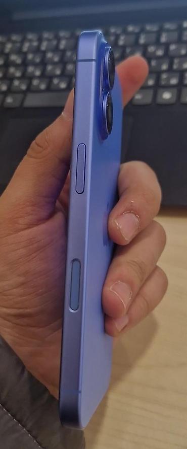 usb iphone: IPhone 16, 128 GB, Blue Titanium, Barmaq izi, Simsiz şarj, Face ID — 4